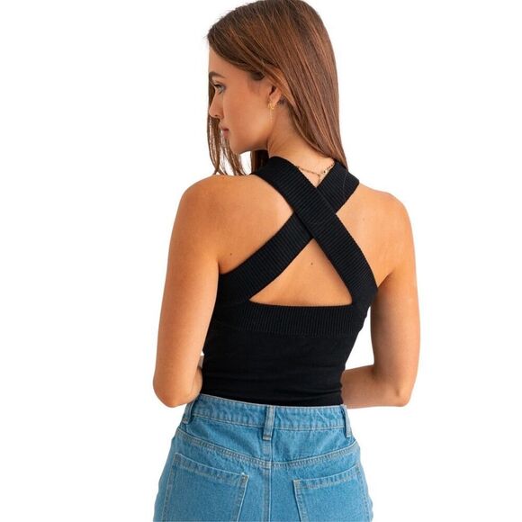 Le Lis cross back body suit Small - Picture 8 of 8